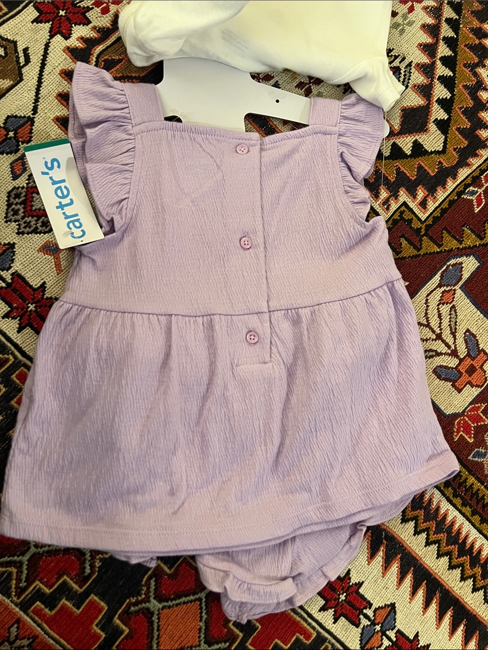 Carter's 18M 4pc bbygirl bundle Lavender Ruffle Sleeve Dress with Bloomers